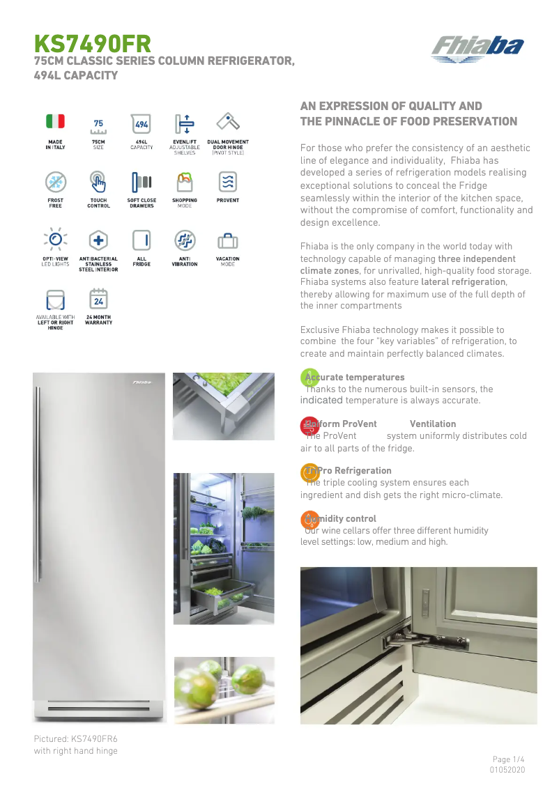 Imagen de la primera página del manual del dispositivo KS7490FR6