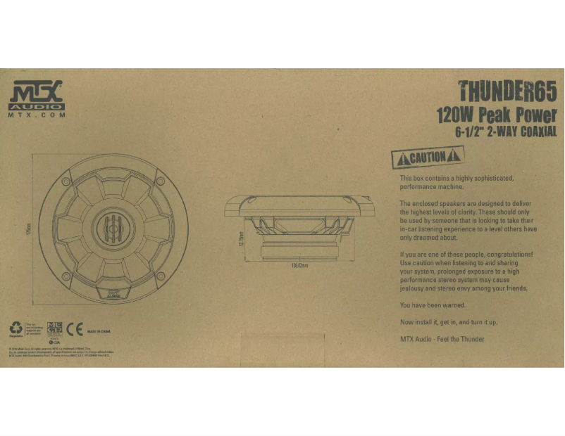 Imagen de la primera página del manual del dispositivo Thunder 65