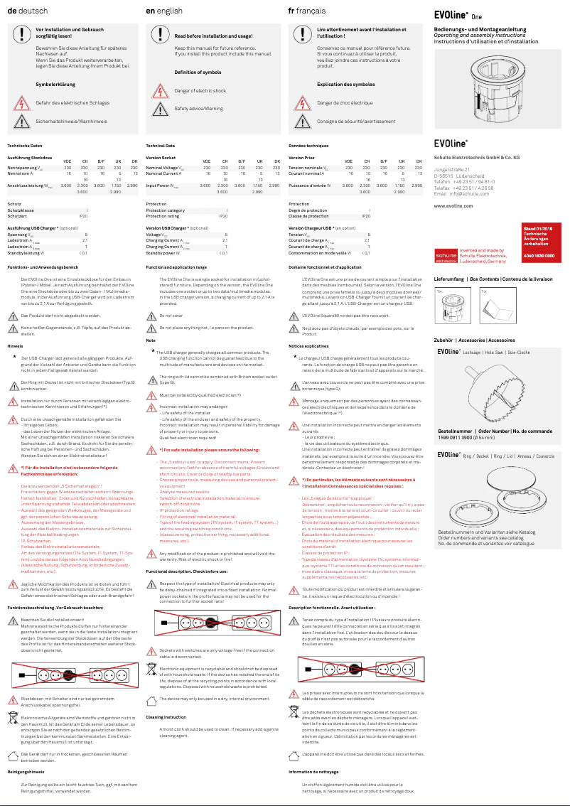 Página 1 del manual Manual de usuario Barazza 1PSU