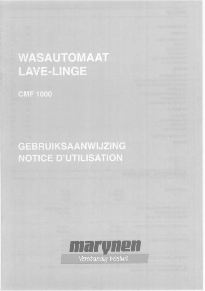 Imagen de la primera página del manual del dispositivo CMF 1000