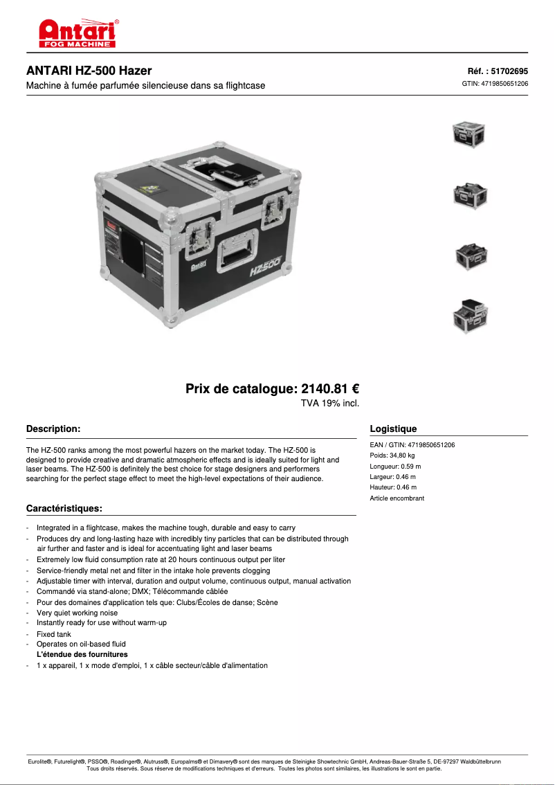 Imagen de la primera página del manual del dispositivo HZ-500