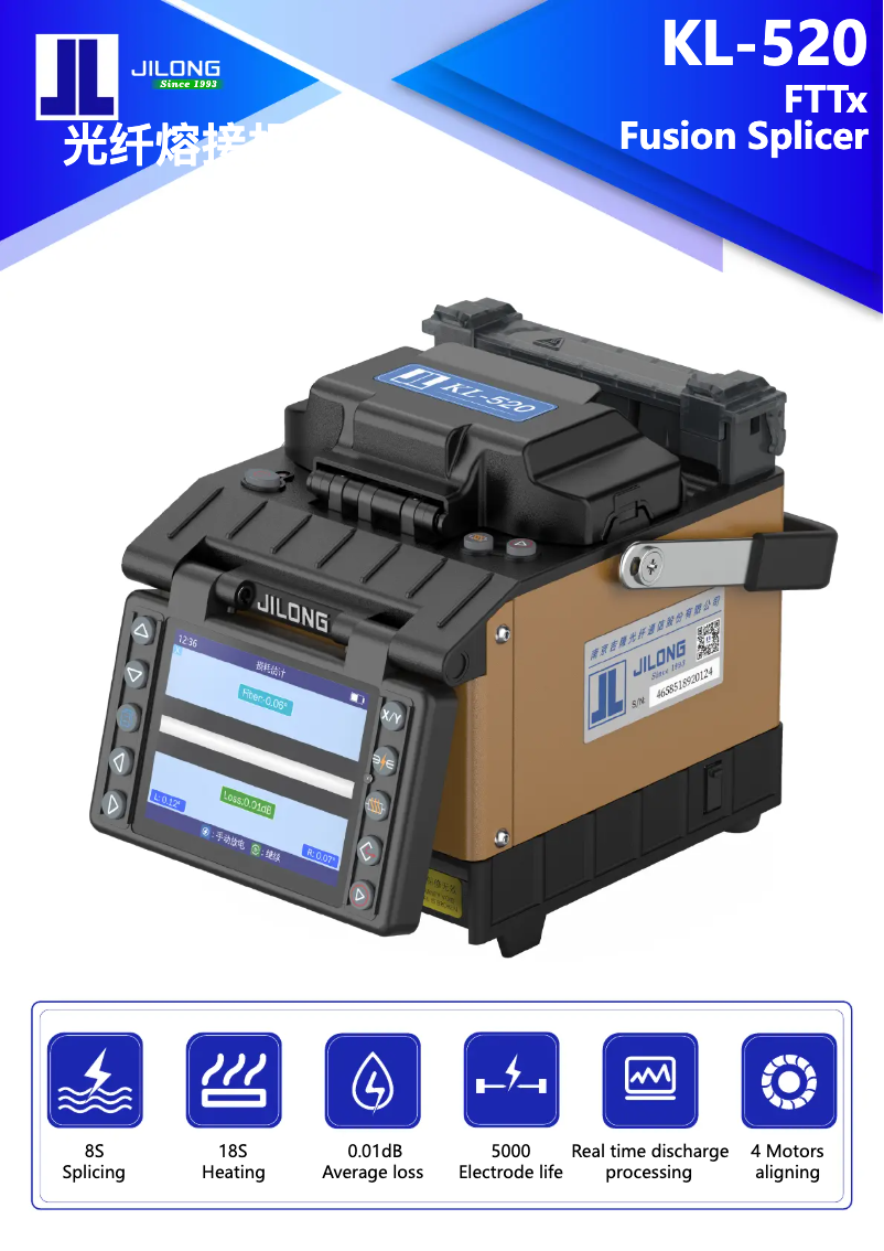 Imagen de la primera página del manual del dispositivo KL-520