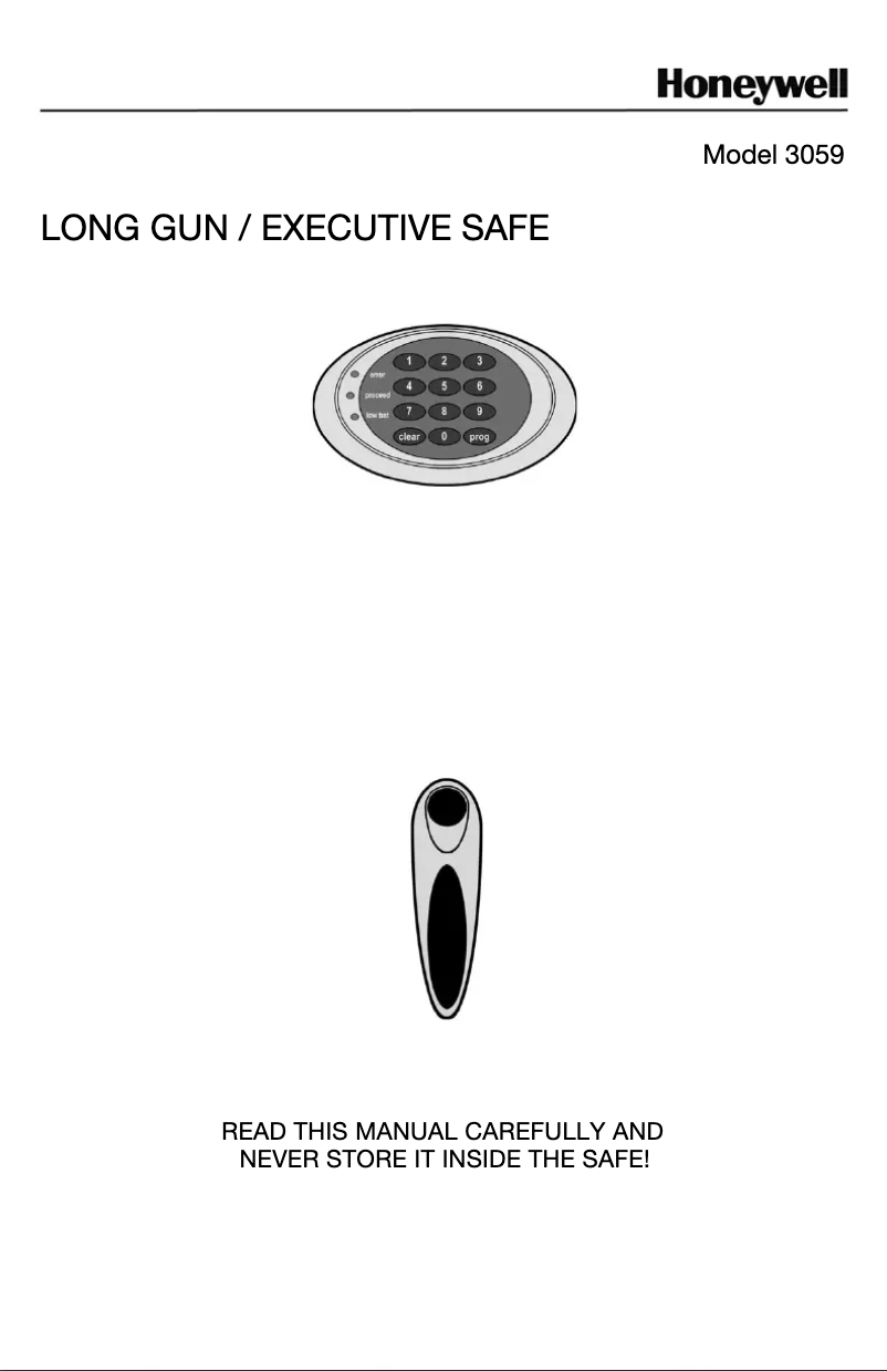 Página 1 del manual Manual de usuario Honeywell 3059