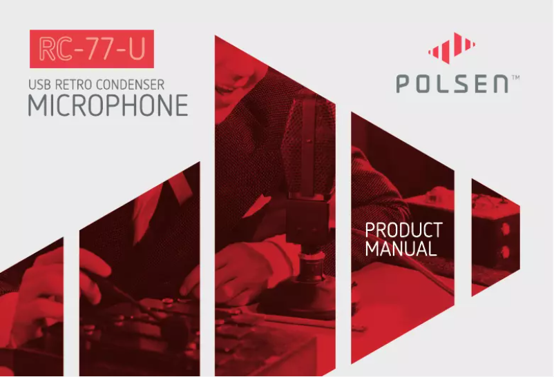 Imagen de la primera página del manual del dispositivo RC-77-U