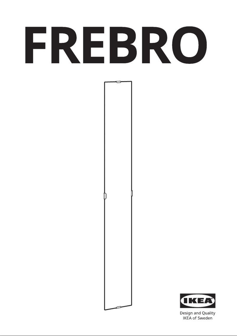 Página 1 del manual Manual de usuario Ikea FREBRO 604.550.59