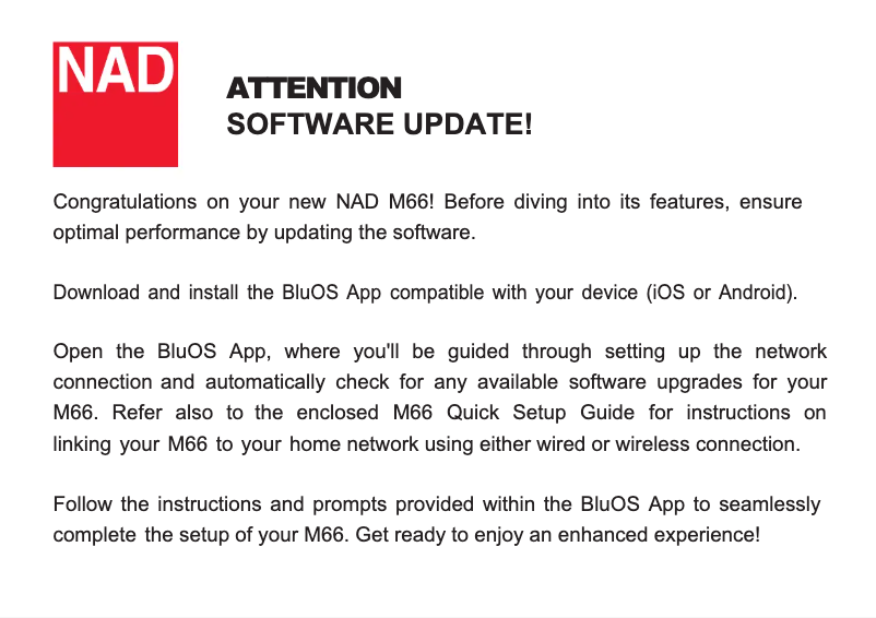 Imagen de la primera página del manual del dispositivo Masters M66