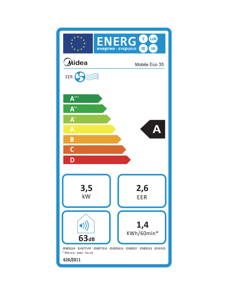 Imagen de la primera página del manual del dispositivo Mobile Eco 35