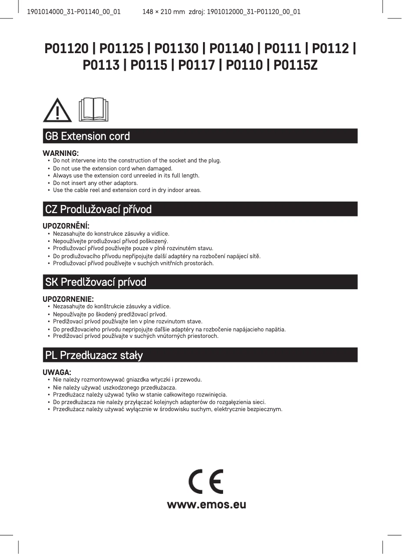 Página 1 del manual Manual de usuario Emos P01140