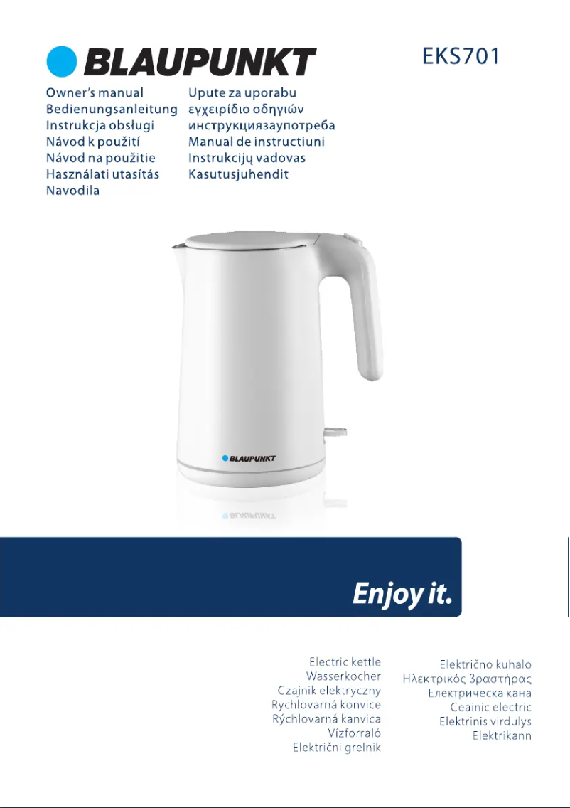 Imagen de la primera página del manual del dispositivo EKS701