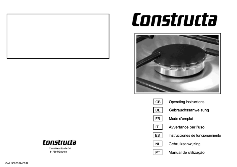 Página 1 del manual Manual de usuario Constructa CM17451