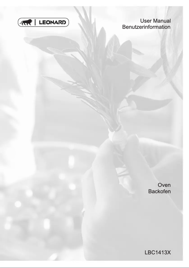 Página 1 del manual Manual de usuario Leonard LBC1413X