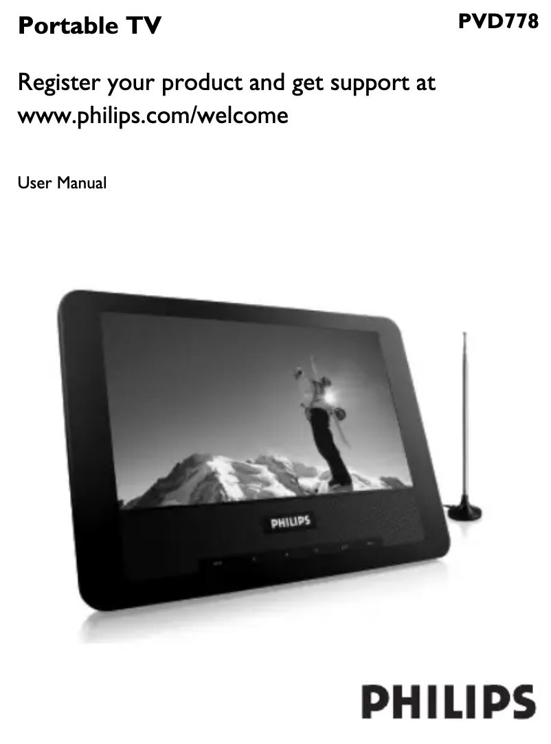 Imagen de la primera página del manual del dispositivo PVD778