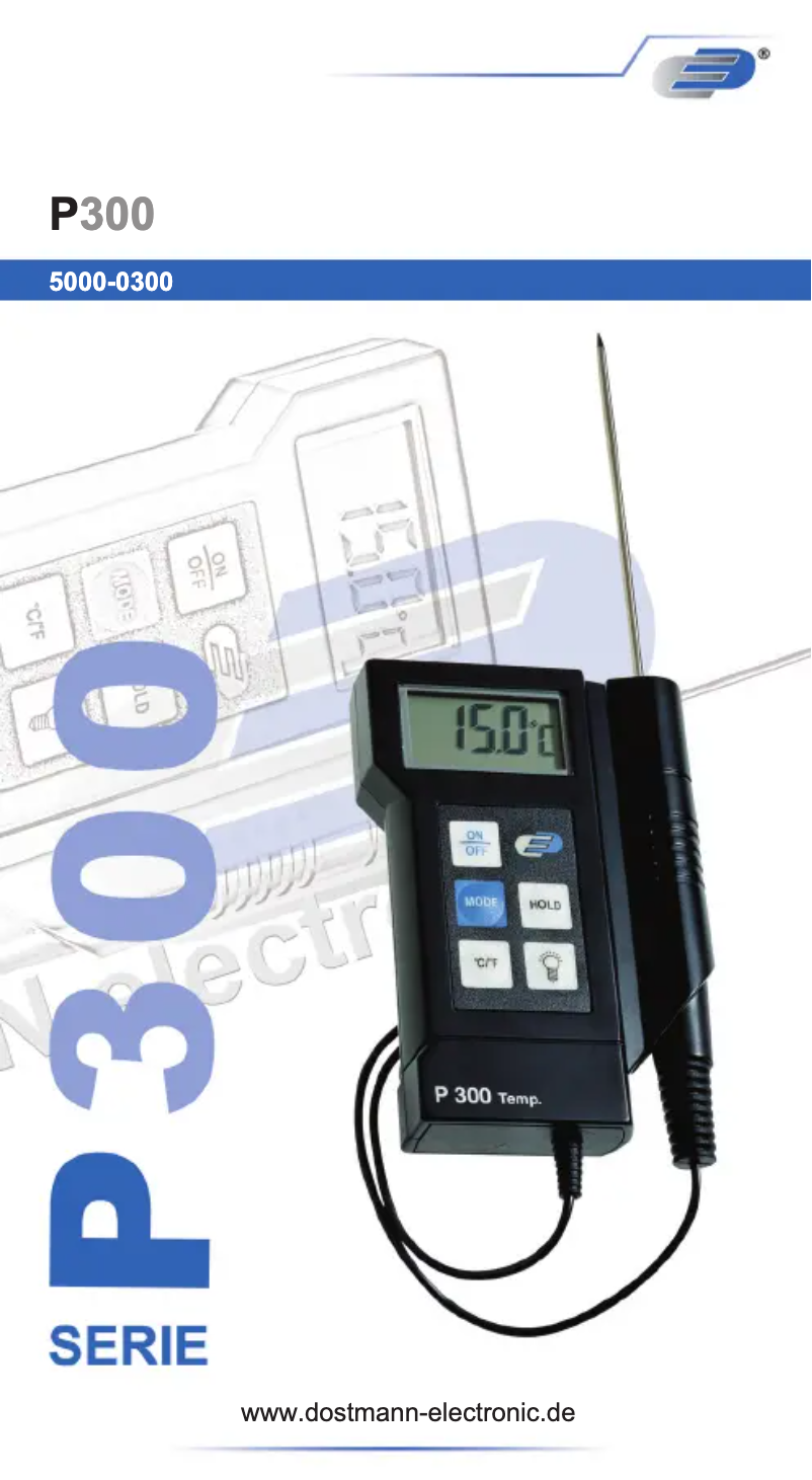 Página nº 1 - Manual de usuario TFA P300 31.1020