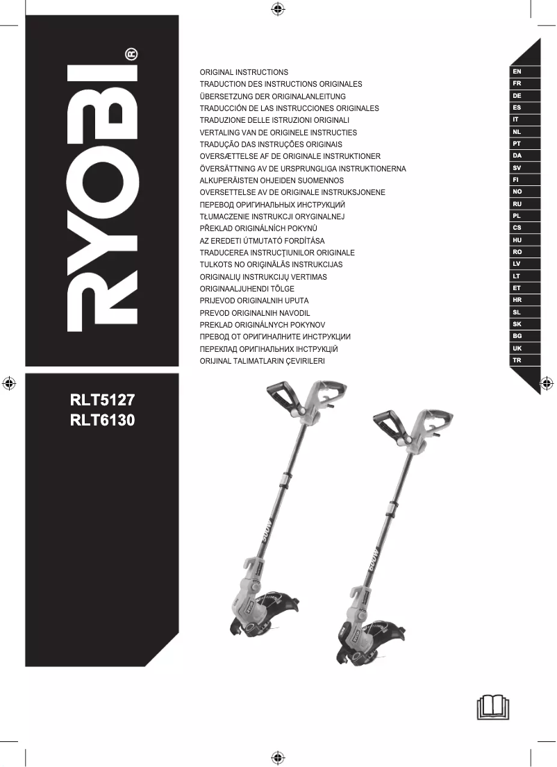 Página 1 del manual Manual de usuario RYOBI RLT5127