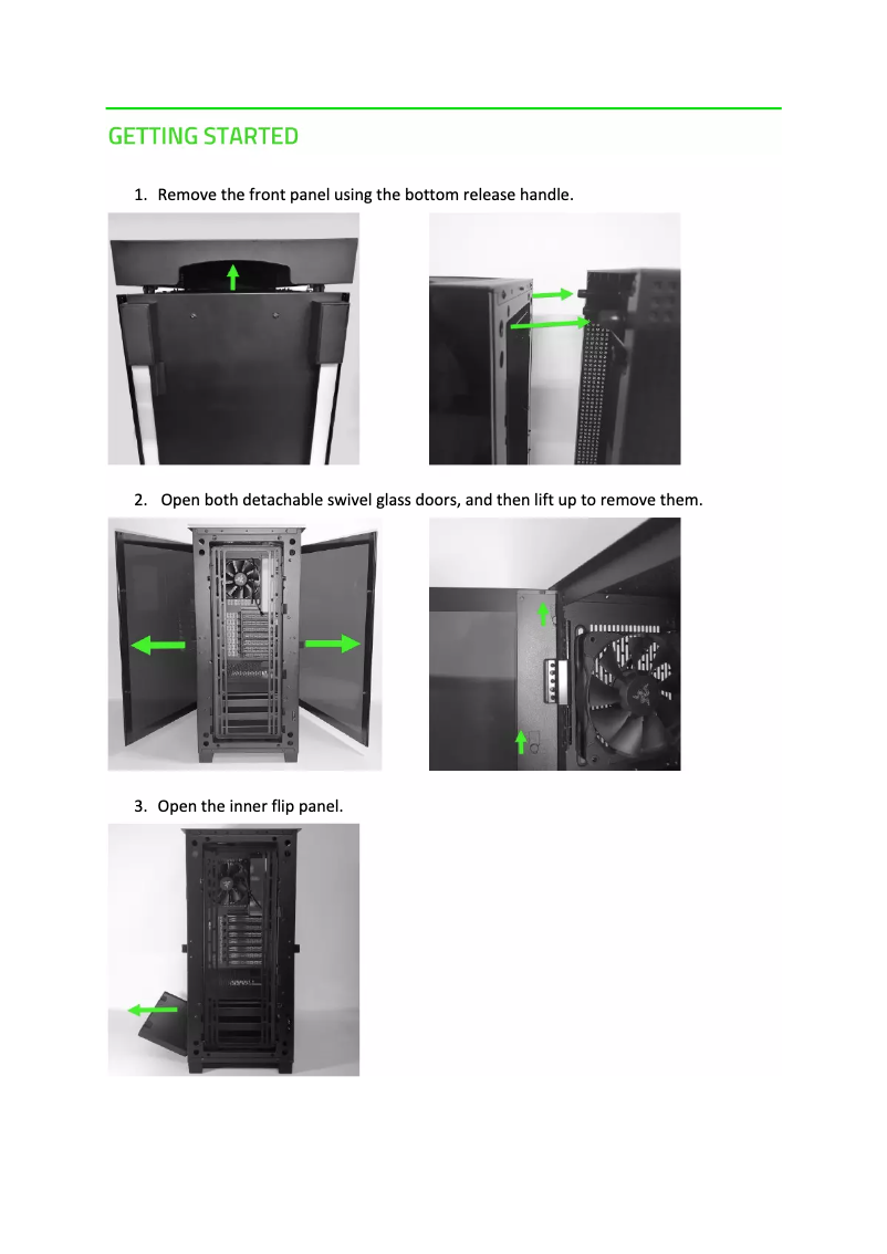 Página 1 del manual Manual de usuario Razer Tomahawk