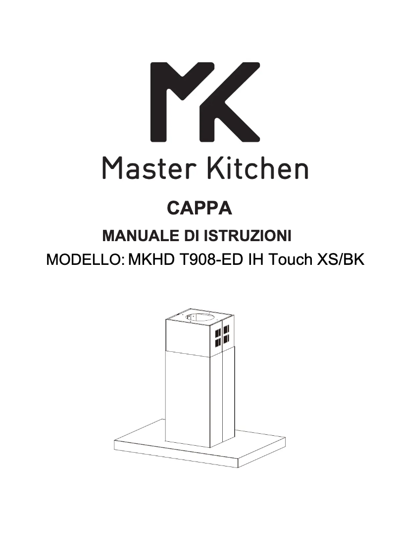 Imagen de la primera página del manual del dispositivo MKHD T908-ED IH TOUCH XS/BK