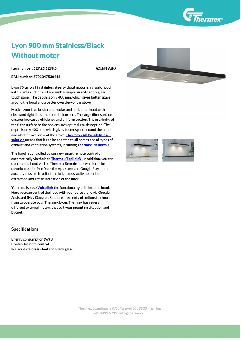 Imagen de la primera página del manual del dispositivo Lyon