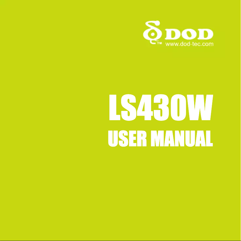 Página 1 del manual Manual de usuario DOD Tech LS430W