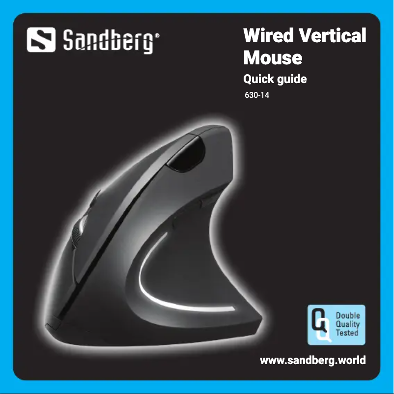 Página nº 1 - Manual de usuario Sandberg Wired Vertical Mouse 630-14