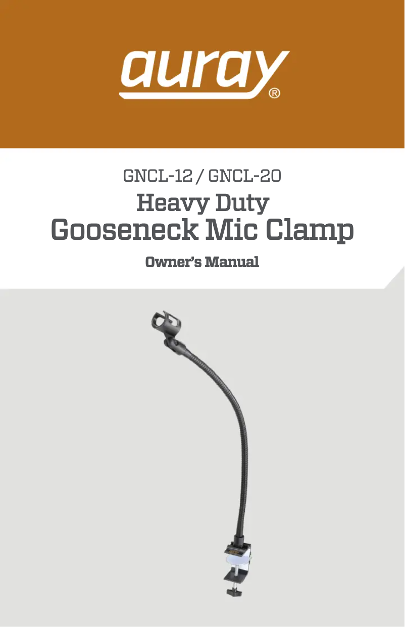 Imagen de la primera página del manual del dispositivo GNCL-20