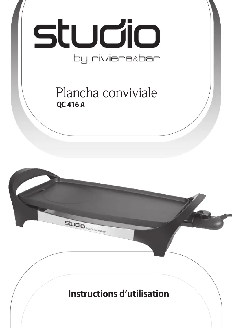 Página 1 del manual Manual de usuario Riviera & Bar QC416A