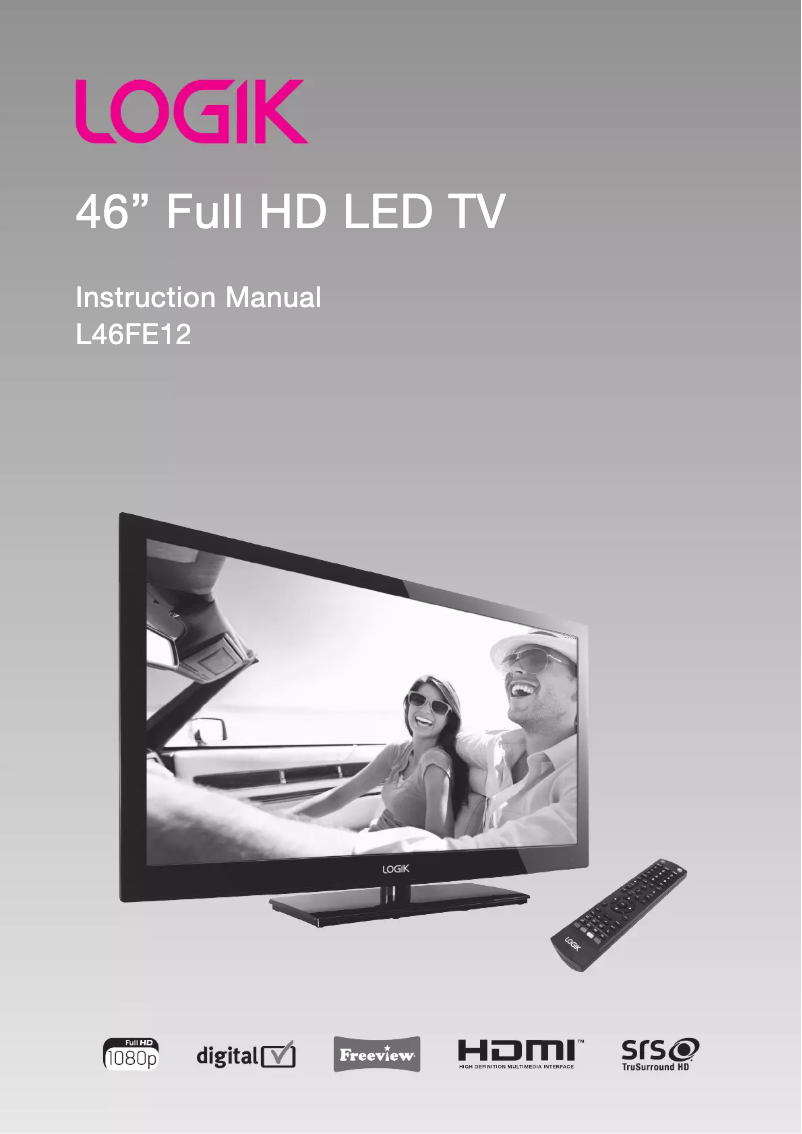 Imagen de la primera página del manual del dispositivo L46FE12