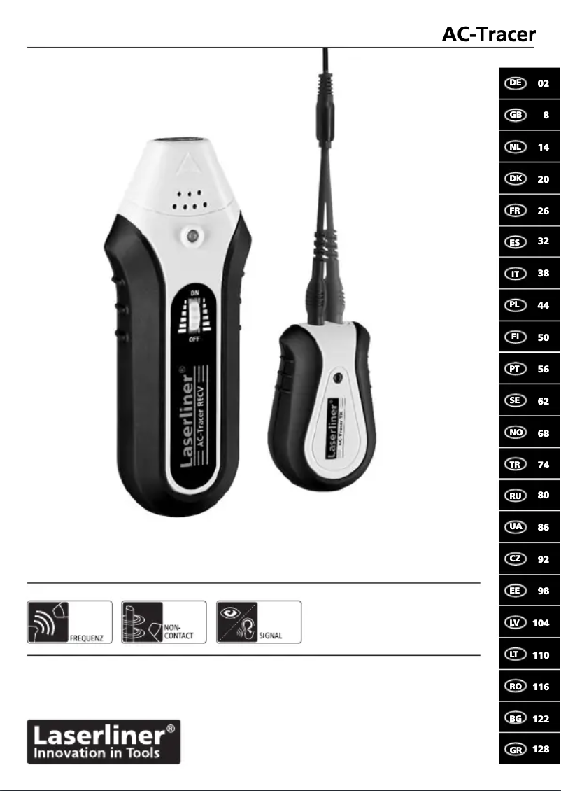 Página 1 del manual Manual de usuario Laserliner AC-Tracer