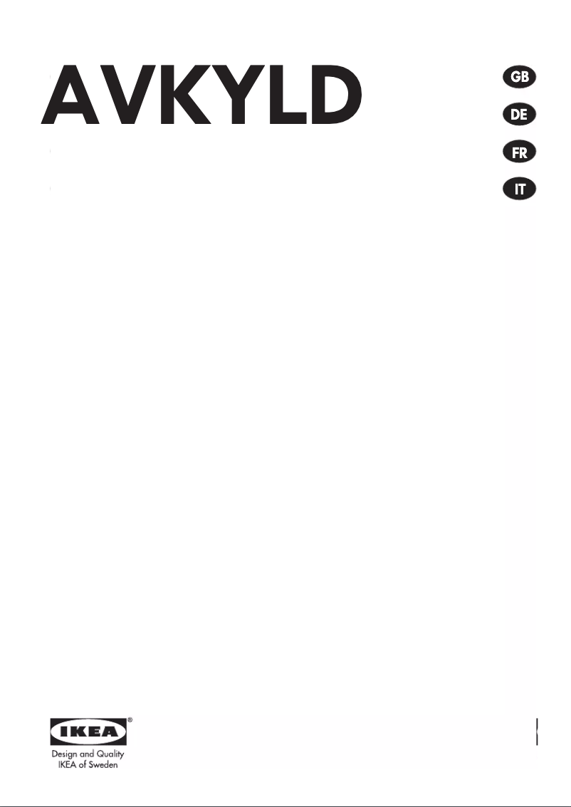 Imagen de la primera página del manual del dispositivo AVKYLD