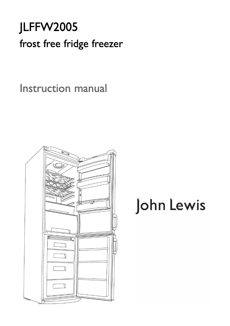 Página 1 del manual Manual de usuario John Lewis JLFFW 2005