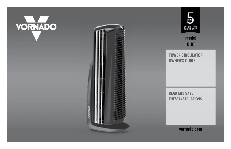 Página nº 1 - Manual de usuario Vornado Duo