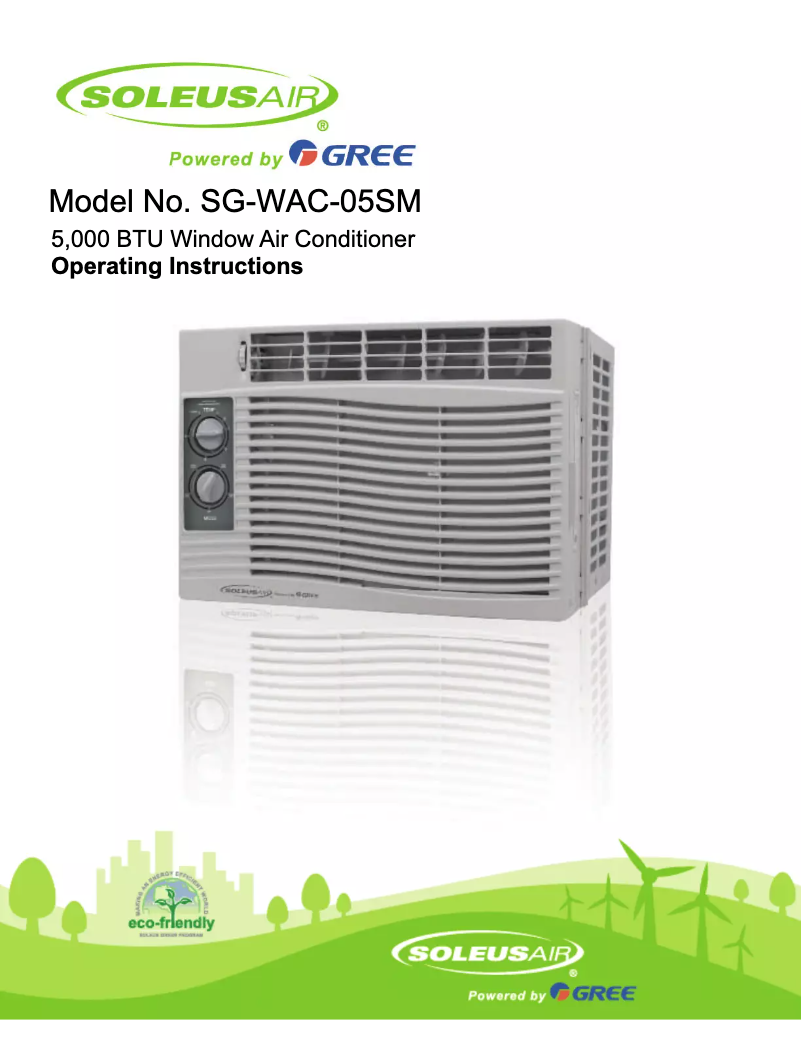 Página 1 del manual Manual de usuario SoleusAir SG-WAC-05SM