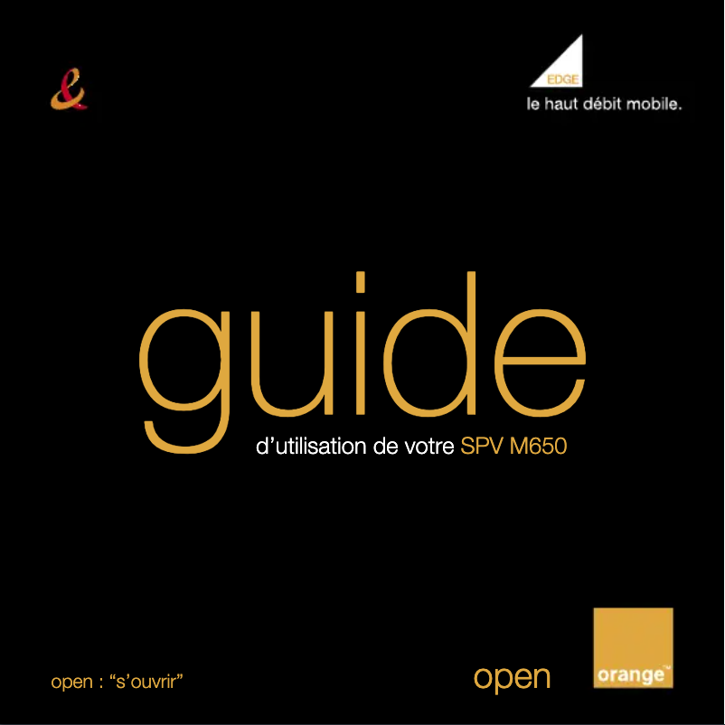 Imagen de la primera página del manual del dispositivo SPV M650