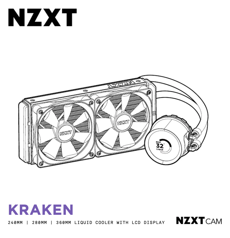 Página 1 del manual Manual de usuario NZXT Kraken 360