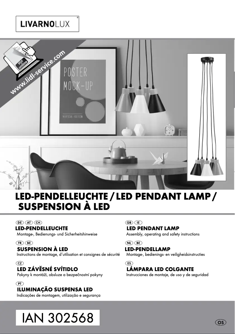 Imagen de la primera página del manual del dispositivo IAN 302568