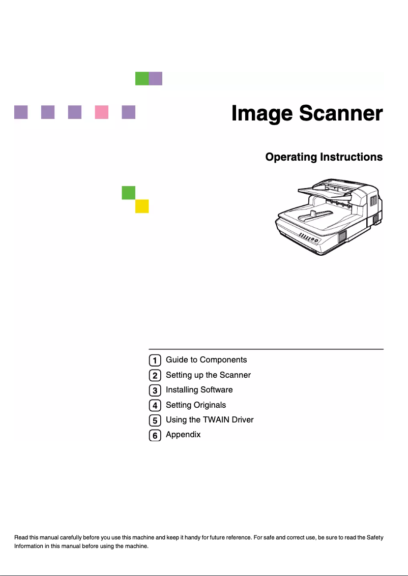 Página 1 del manual Manual de usuario Ricoh IS760