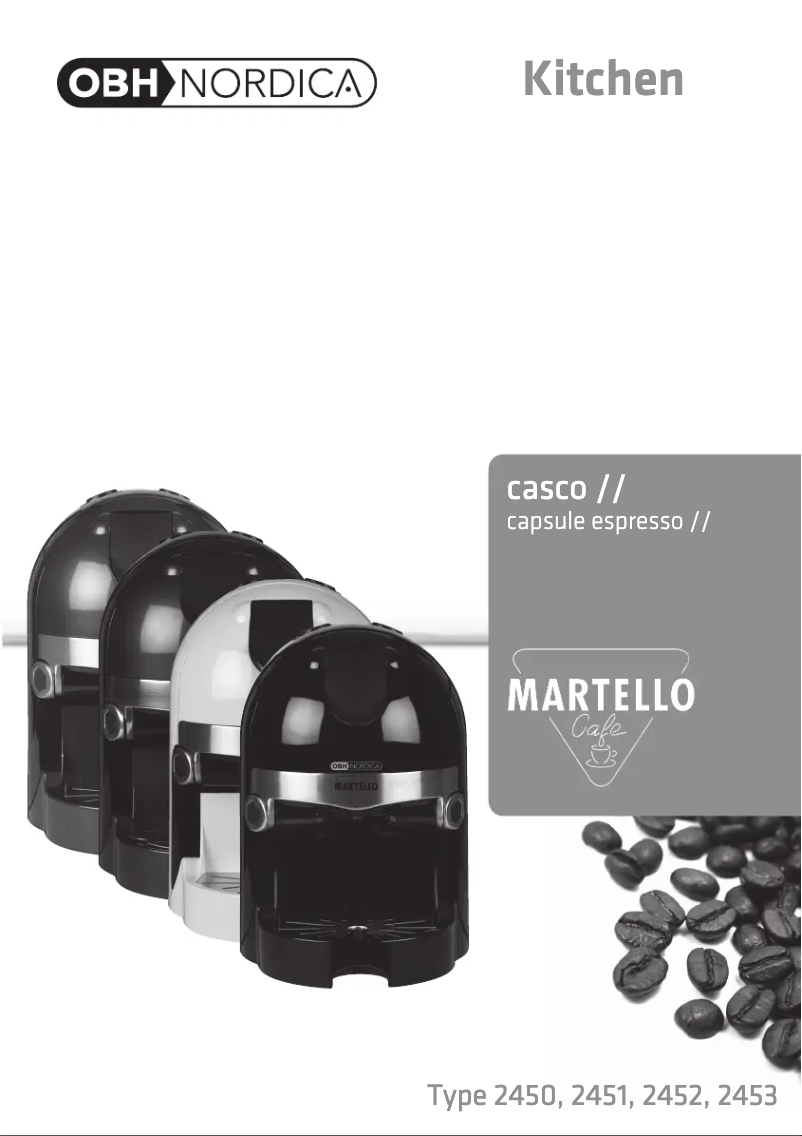 Imagen de la primera página del manual del dispositivo Martello