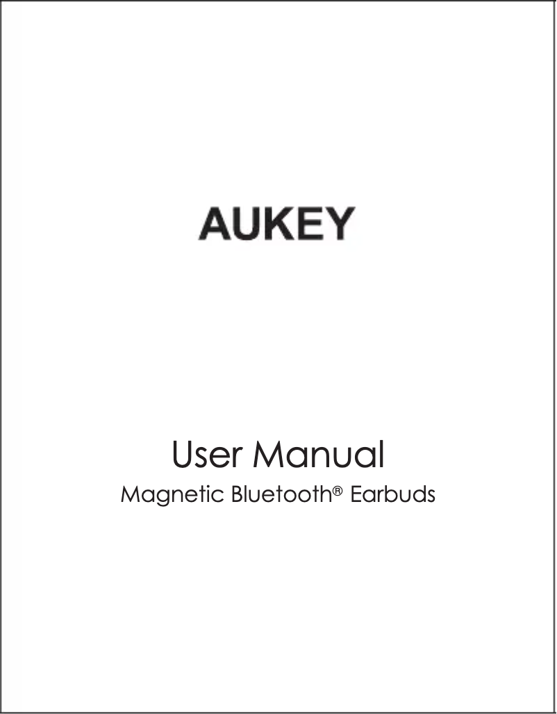 Página 1 del manual Manual de usuario Aukey LT-W22