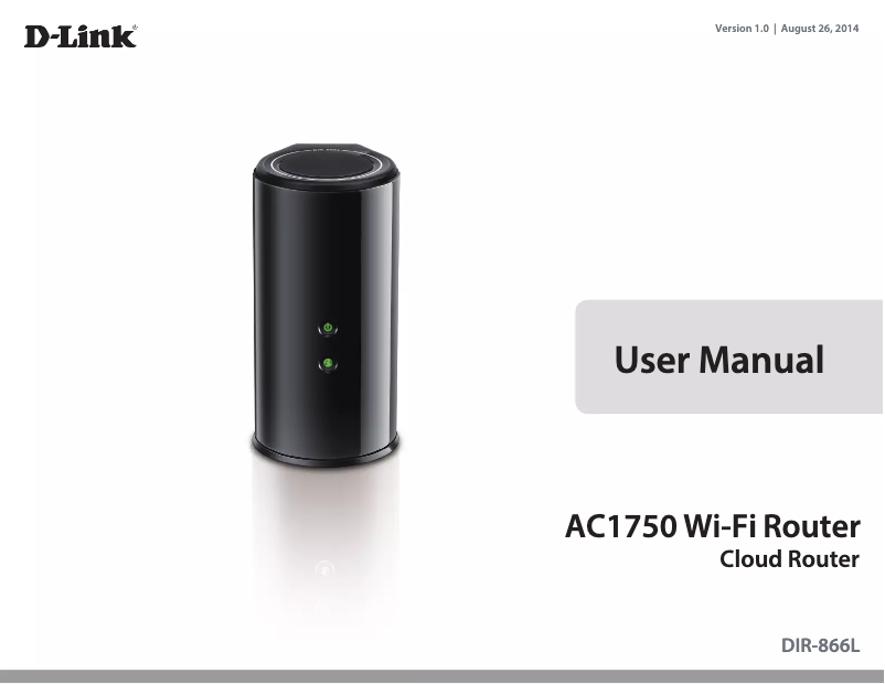 Página 1 del manual Manual de usuario D-Link DIR-866L