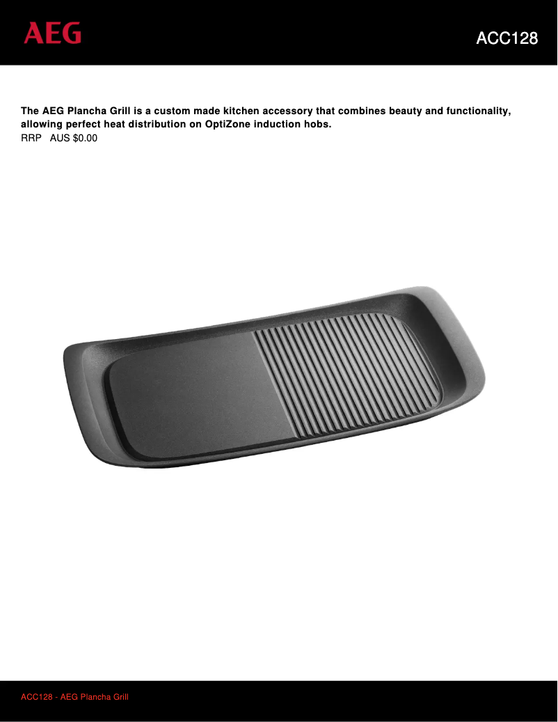 Imagen de la primera página del manual del dispositivo ACC128