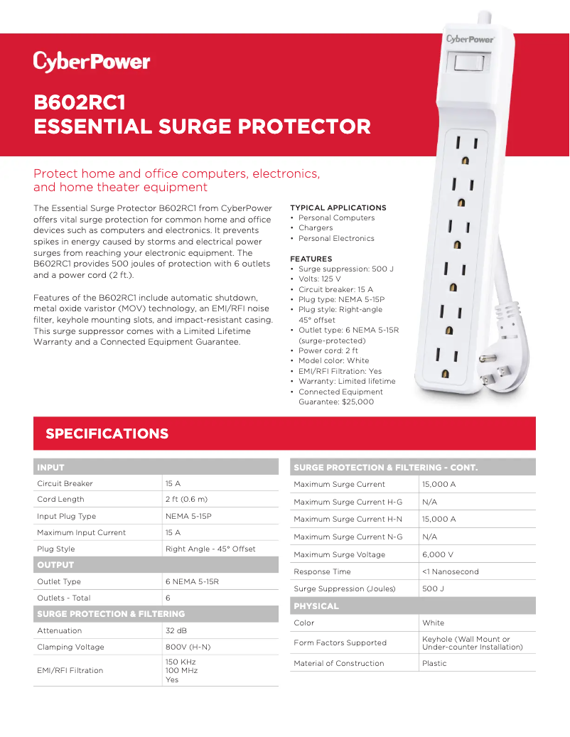 Imagen de la primera página del manual del dispositivo Essential B602RC1