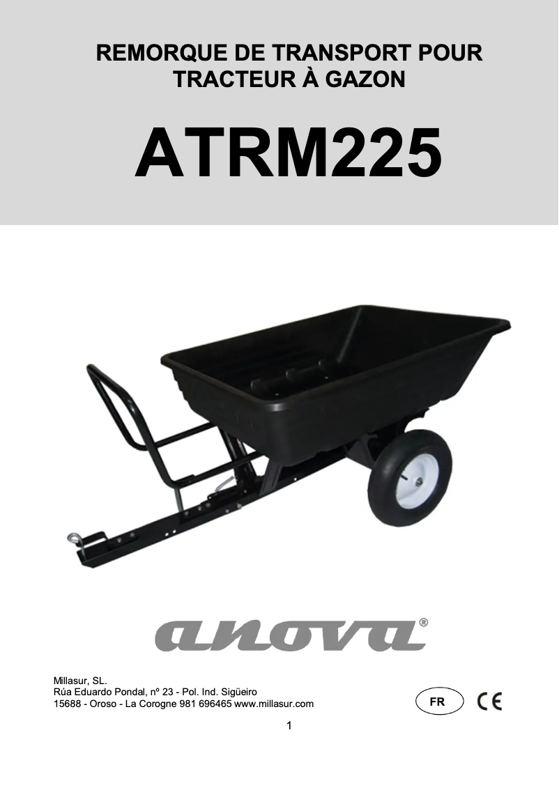 Página nº 1 - Manual de usuario Anova ATRM225