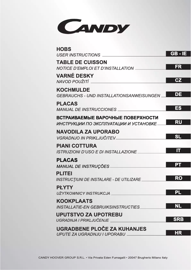 Página 1 del manual Manual de usuario Candy PSP 640 AQUA