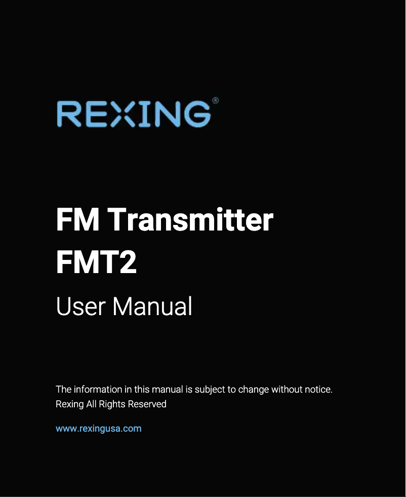 Imagen de la primera página del manual del dispositivo FMT2
