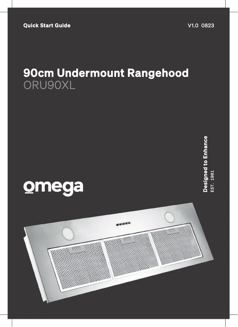 Imagen de la primera página del manual del dispositivo ORU90XL