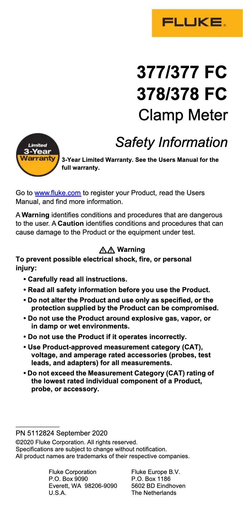 Imagen de la primera página del manual del dispositivo 378