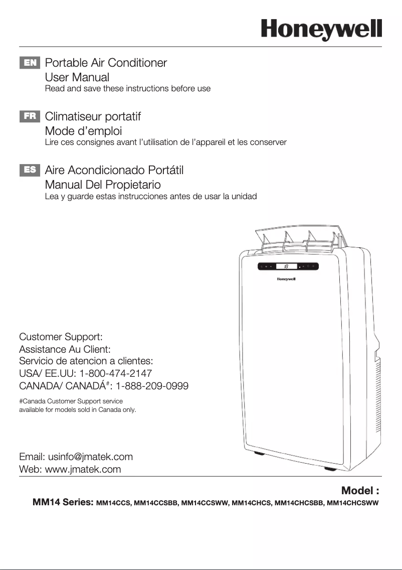 Imagen de la primera página del manual del dispositivo MM14CCSBB