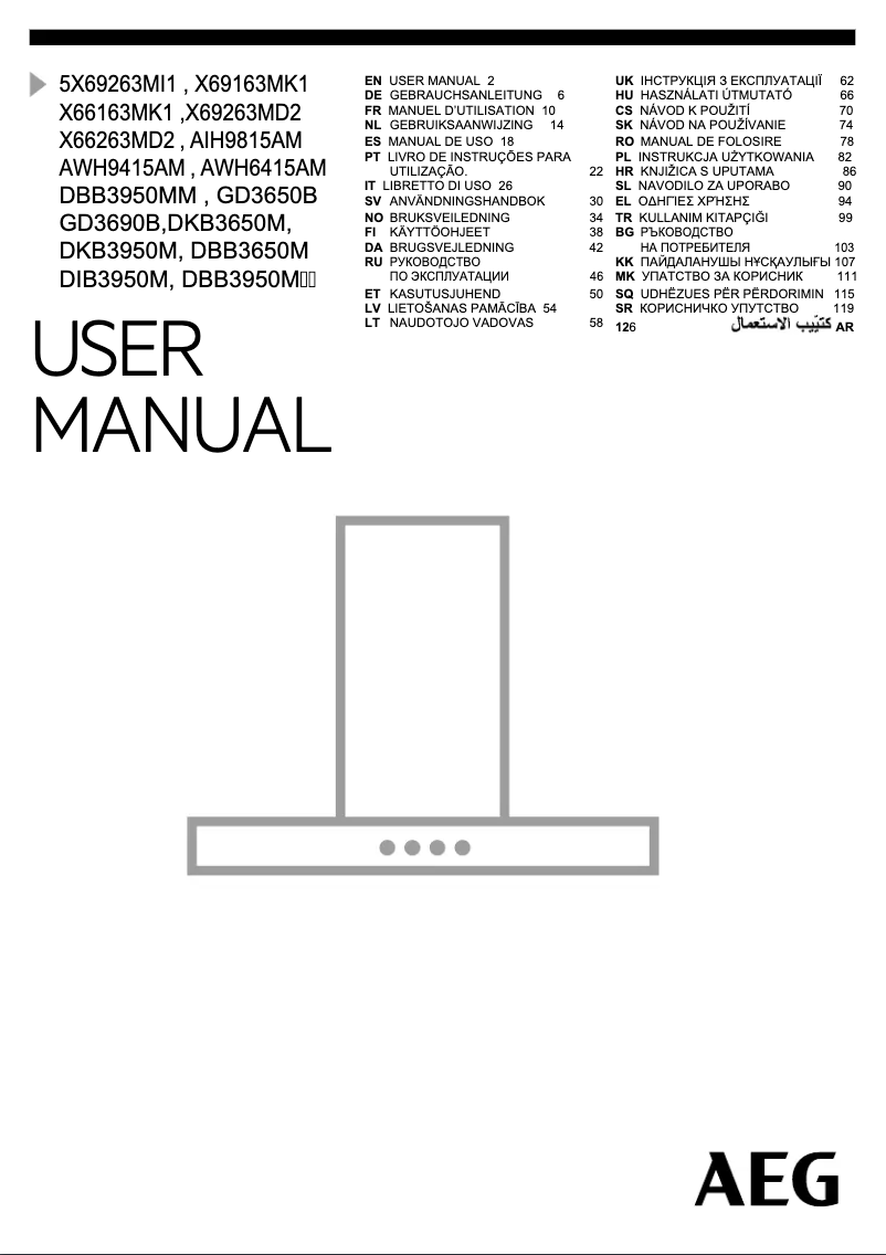Imagen de la primera página del manual del dispositivo DKB3950M