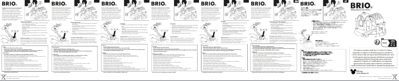 Imagen de la primera página del manual del dispositivo Mickey Mouse Train Station