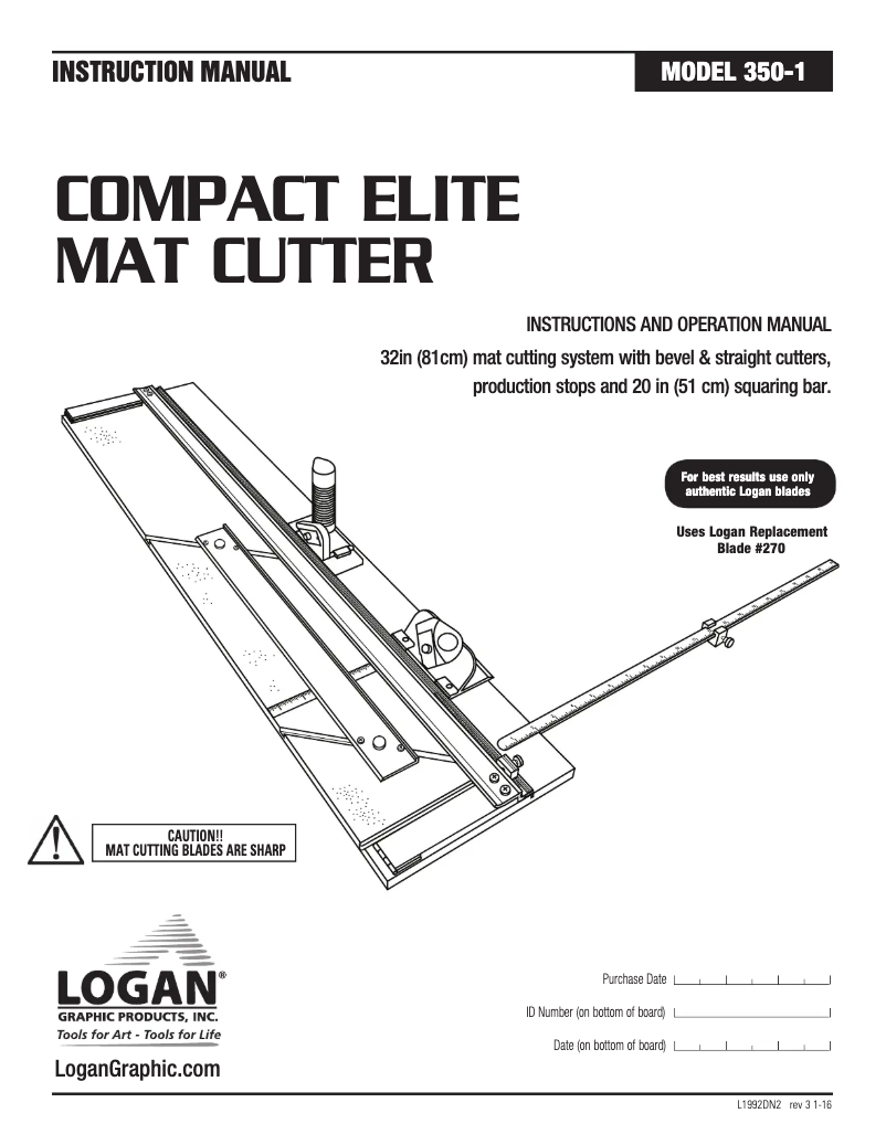 Página 1 del manual Manual de usuario Logan 350-1
