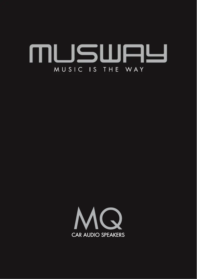 Página nº 1 - Manual de usuario Musway MQ42